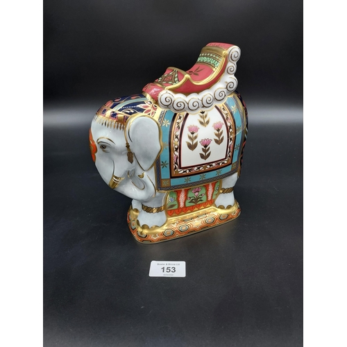 153A - Royal Crown Derby 'The Mulberry hall Indian Elephant Paperweight. Limited edition 151 of 500. Comes ... 