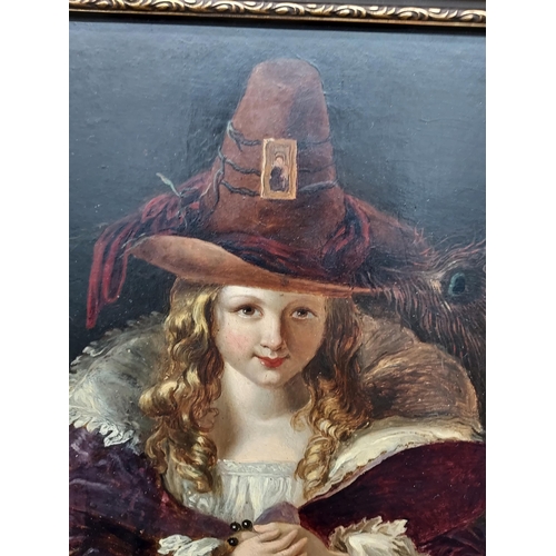 171 - Manner of Thomas Unwins, Chapeau De Brigand, Unsigned, Gilt framed oil painting [37x30cm]