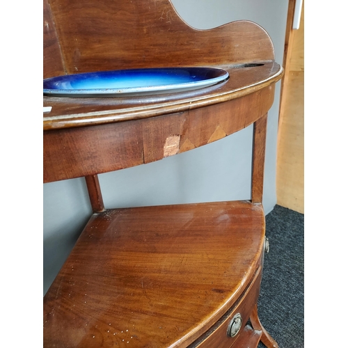 315 - A 19th century corner wash stand. [100cm high]