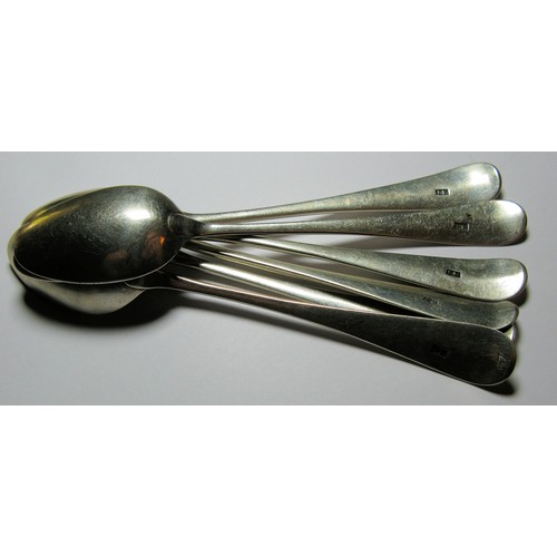 47 - A collection of Scottish provincial teaspoons; six Aberdeen, James Erskine, JE, Old English; Four po... 