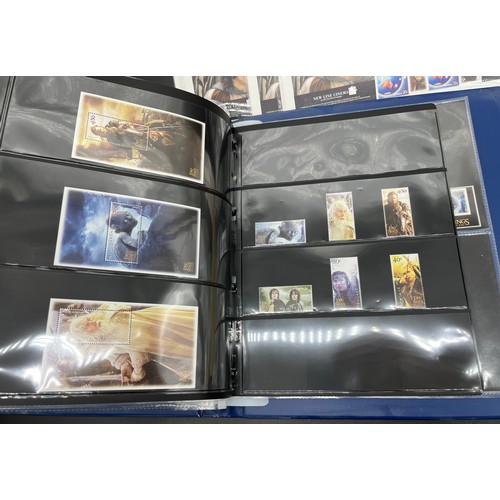 377 - A Collection of Lord of the Rings first day covers and stamp sheets. Two boxed; The Lord of the ring... 