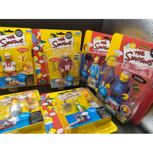 128 - Lot of Simpsons boxed figures produced by Playmates