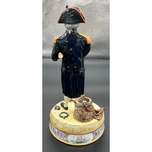 591 - Royal Doulton Vice- Admiral Lord Nelson HN 3489 Figure, Limited edition 180/ 950. [32cm high] [Will ... 