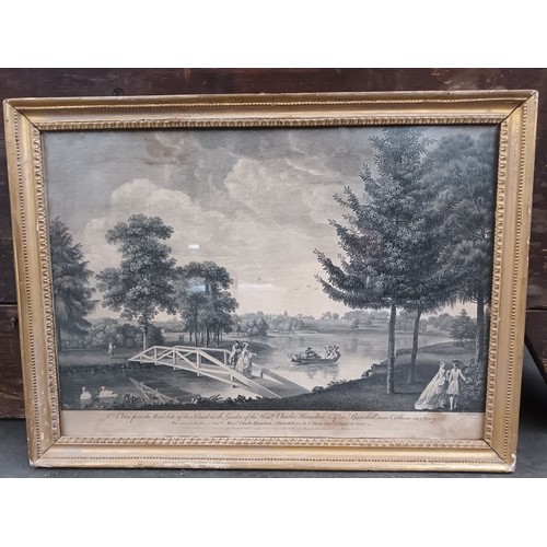 653 - 4 Framed engravings dated 1739