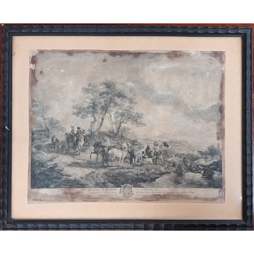 653 - 4 Framed engravings dated 1739