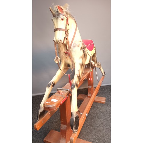 770 - Childs antique hand painted rocking horse