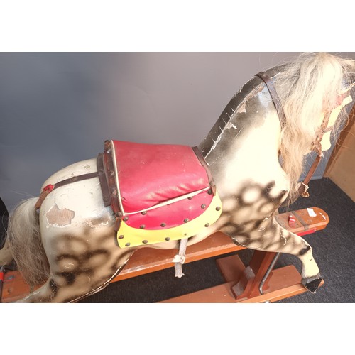 770 - Childs antique hand painted rocking horse