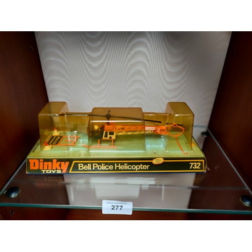 277 - Boxed Dinky Bell police helicopter.