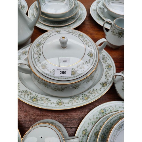 259 - Large Noritakie tea and dinner service.