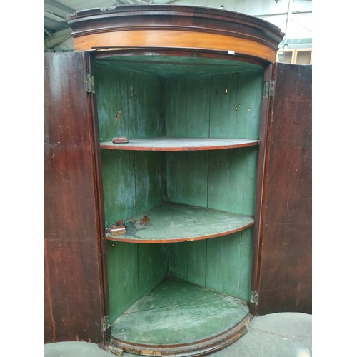 249a - Victorian wall corner cabinet.