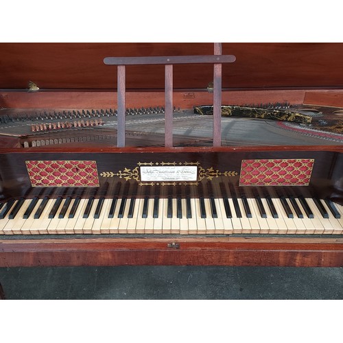 843 - Square pianoforte, inscribed to the front [John Broadwood & Sons] [C1845] [London, England]