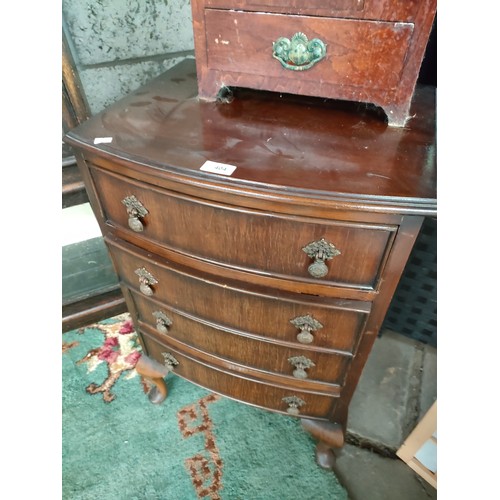 404 - 4 drawer antique style cabinet .