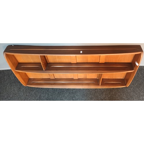 740 - Ercol hanging display shelf [49x107cm]