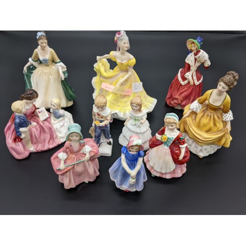 725 - Collection of various Royal Doulton figurines (10)