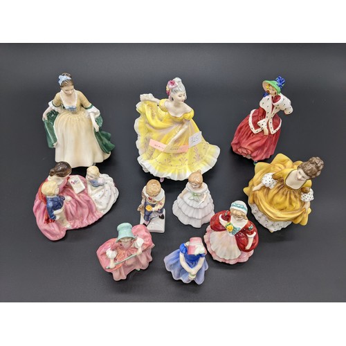 725 - Collection of various Royal Doulton figurines (10)