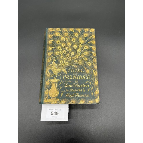 549 - Austen, Jane; Pride and Prejudice. 1894, First trade edition. Preface by George Saintsbury. Illustra... 