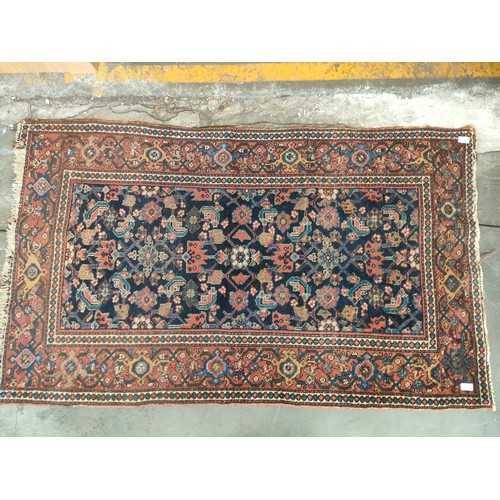 157 - Antique hand-woven interior rug 172cm in length by 100 cm in width.