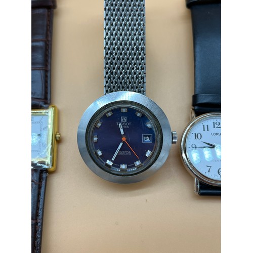 18 - Vintage 1970's Tissot Swiss Sideral Automatic watch working, Lorus watch and two quartz watches. [Wo... 
