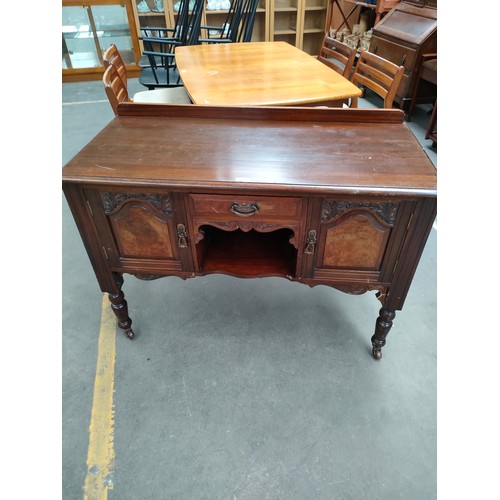 209 - 19th century console/ writing desk on caster feet