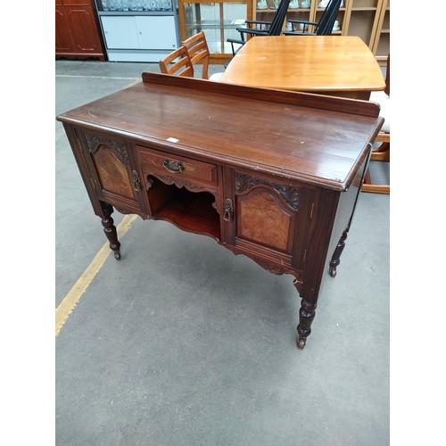 209 - 19th century console/ writing desk on caster feet