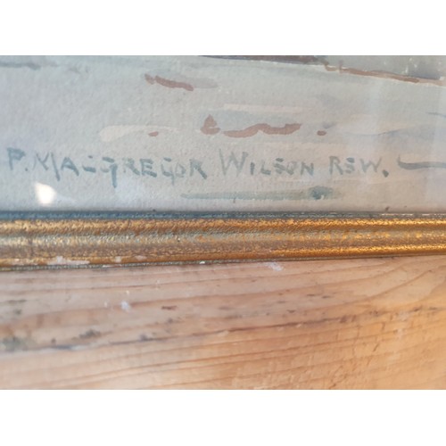 187A - Peter MacGregor Wilson, Watercolour  
[Frame 33 x 56cm]

Please Note We Will Not Post This Item