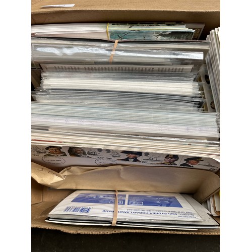 218A - Two boxes of postcards