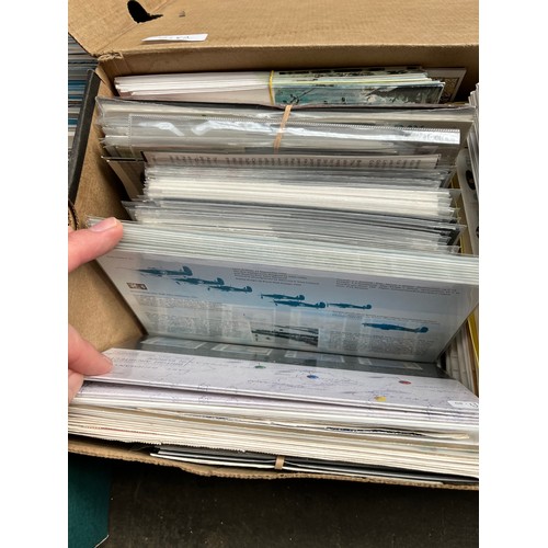 218A - Two boxes of postcards