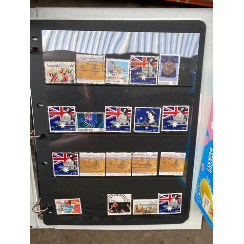 267a - Large collection stamp albums etc.