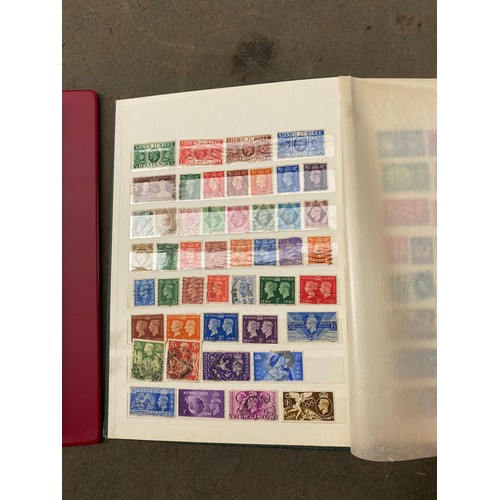 268a - 2 large albums of British stamps etc .