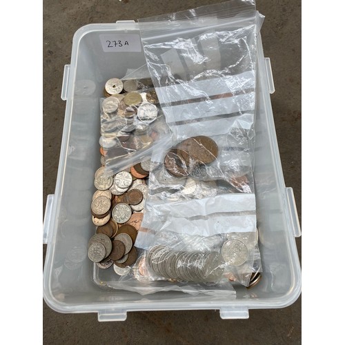 273a - Box of various coins .