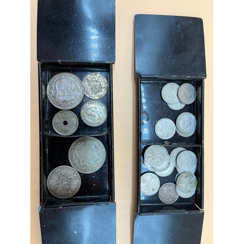 14 - Collection of silver half-crowns together with six pence's [silver coinage- 209grams]