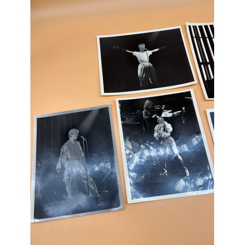 28 - Collection of original David Bowie Gig photographs.