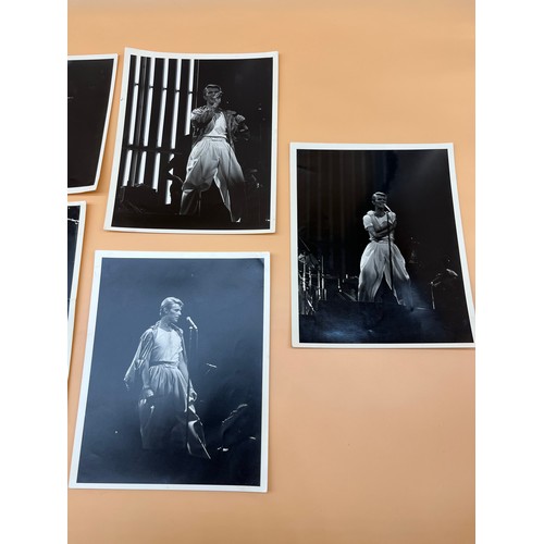 28 - Collection of original David Bowie Gig photographs.