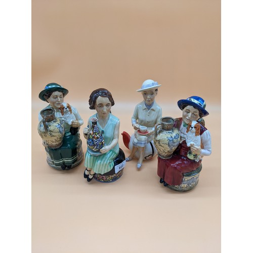 69 - Four various Kevin Francis character jugs, 'Susie Cooper' Ltd Ed 271/350, 'Charlotte Rhead' Ltd Ed 1... 