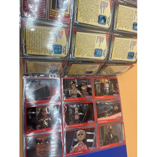 91 - Three various TV Show binders and card sets includes Xena warrior princess card set, The complete Ba... 