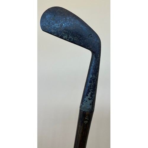 44 - Antique golf club walking stick. [93cm in length]