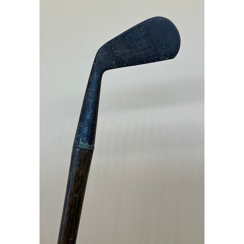 44 - Antique golf club walking stick. [93cm in length]