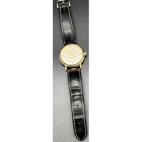 500A - Vintage Gent's 9ct gold Longines Flagship Automatic evening wristwatch. [Working condition]