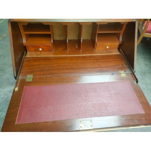 299 - Vintage 3 drawer Writing Bureau