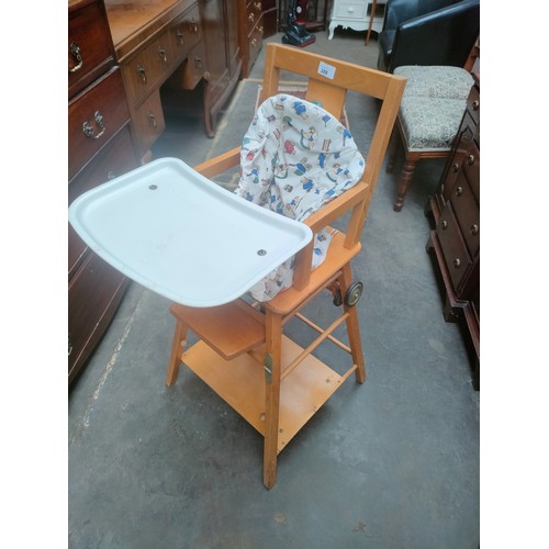 288 - Mid century metaphoric baby's high chair