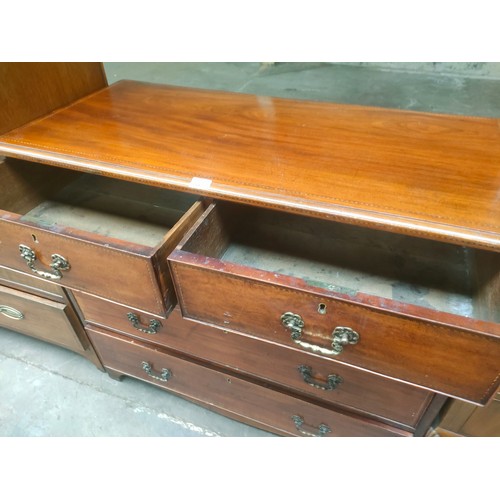 280 - Early Victorian 2 over 3 chest of Drawers