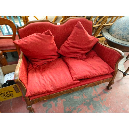 344 - 19th century 2 seater parlour couch