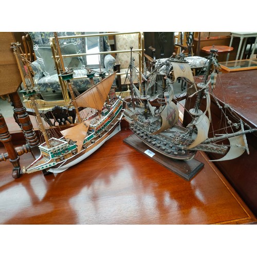 311 - 2 Vintage model ships .