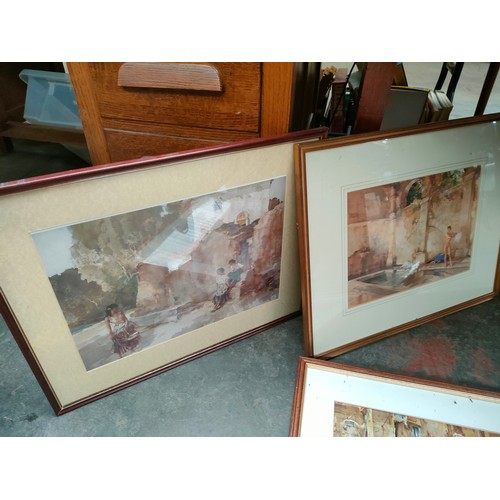 189 - Selection of Russell flint prints.