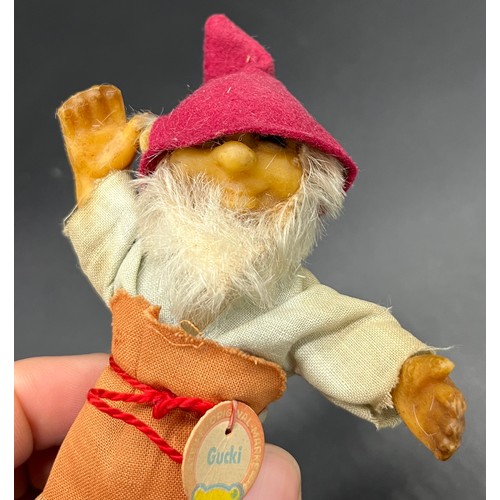 107 - Vintage small Steiff Gucki gnome figure. [13cm high]