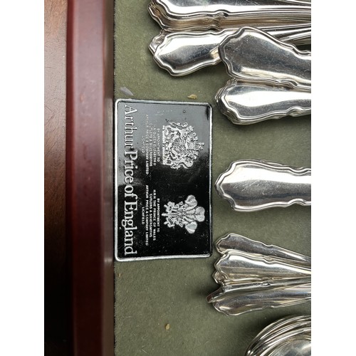 87A - Arthur Price of England canteen of cutlery