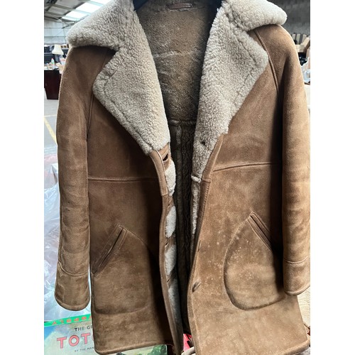 130A - A Lot of two vintage sheep skin jackets