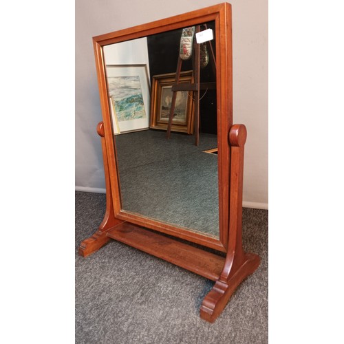 360 - Antique style table top dressing mirror. [70x45cm]