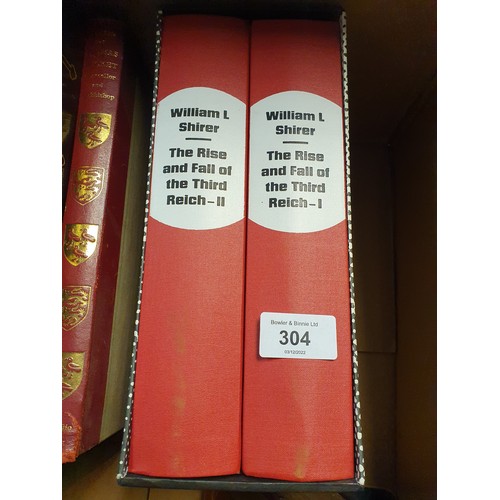 278 - A Collection of various leather-bound historical war books to include British Battles on Land and Se... 