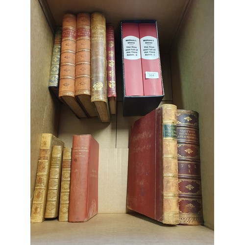 278 - A Collection of various leather-bound historical war books to include British Battles on Land and Se... 